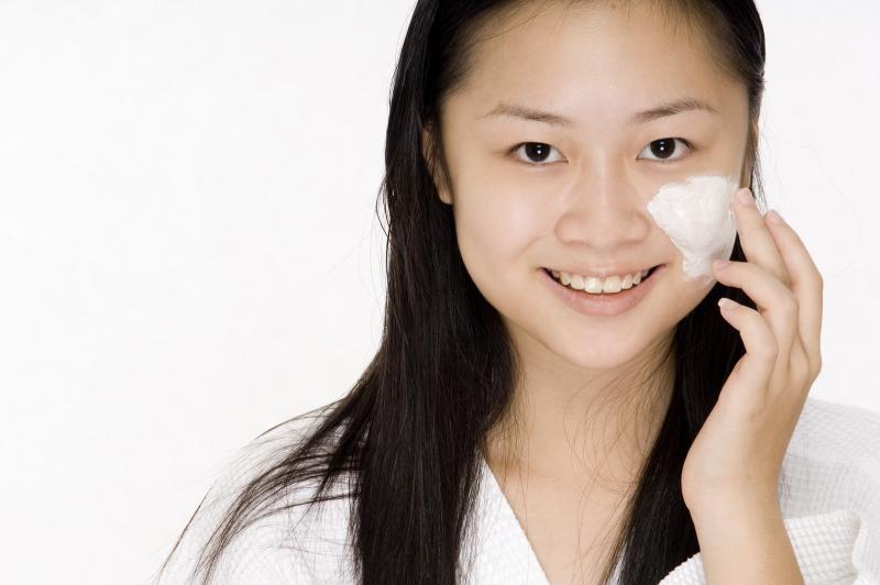 skin care teenage girl